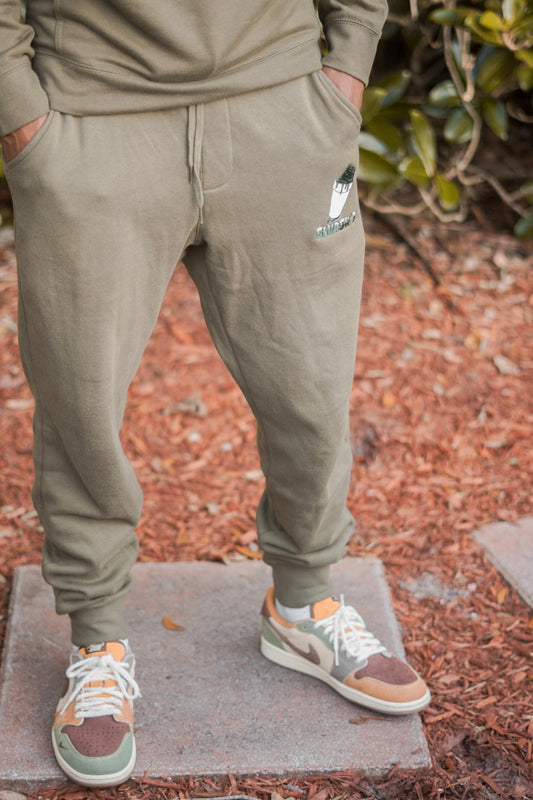 "CUPS UP" EMBROIDERED SWEATPANTS