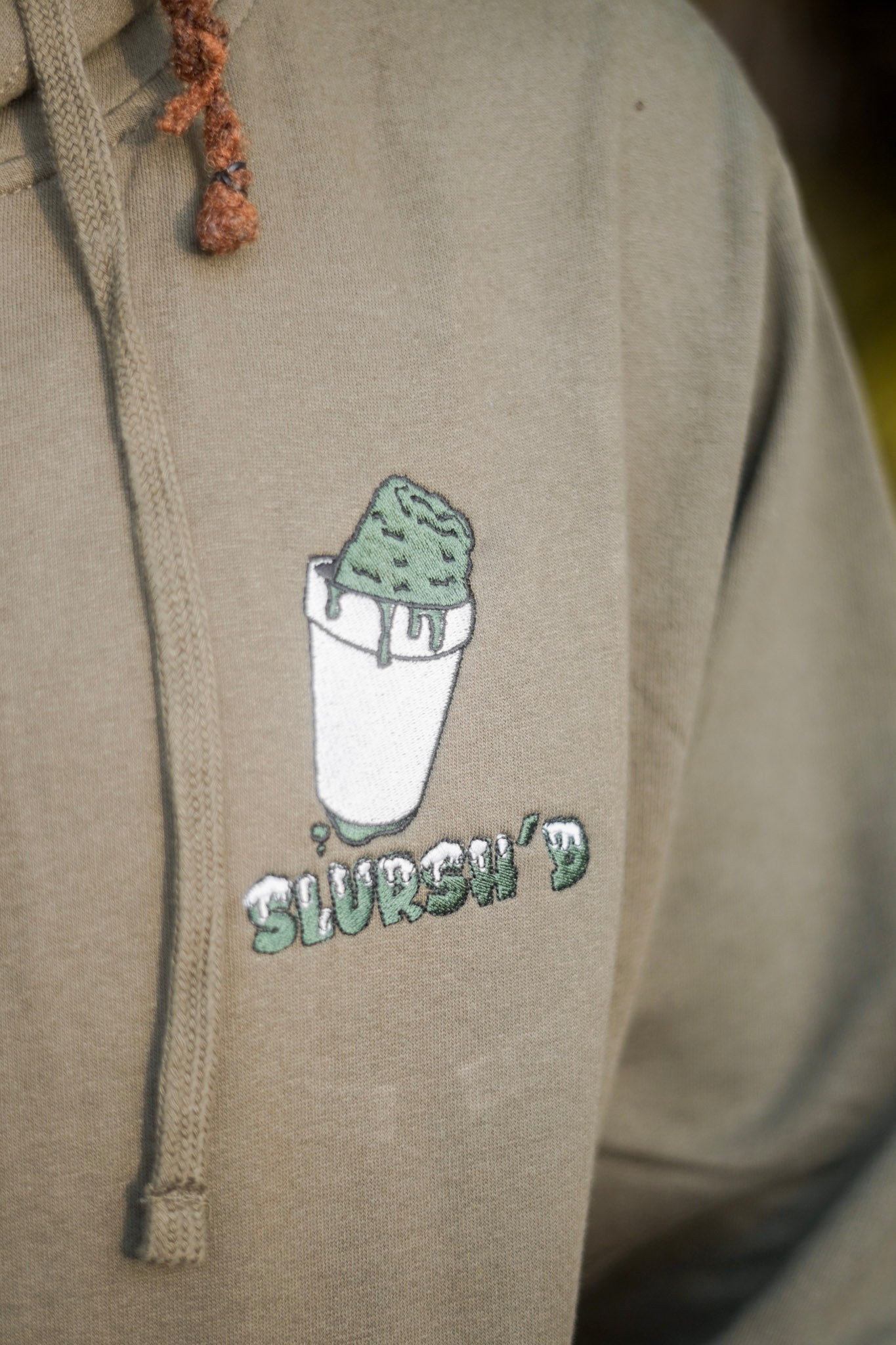 "CUPS UP" EMBROIDERED HOODIE